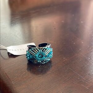 Turquoise Silver Ring NWT